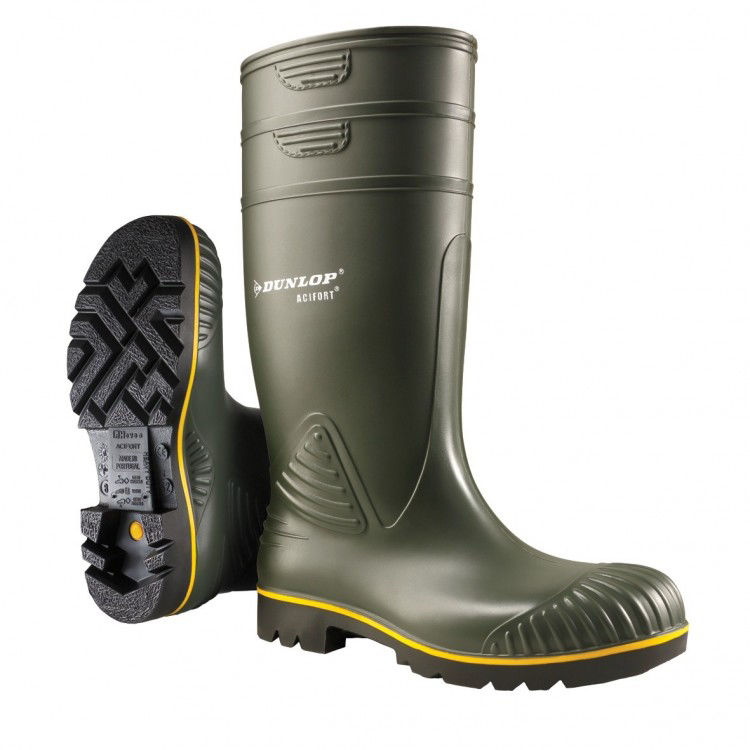 Afbeeldingen van Knielaars groen Acifort Heavy Duty Dunlop (O), mt.47