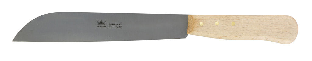 Afbeeldingen van brood- / groentemes 21cm, houten handvat