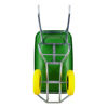 Afbeeldingen van Kruiwagen Fort F&S 165L Groen HDPE bak,  2 wiel-NooitMeerLek