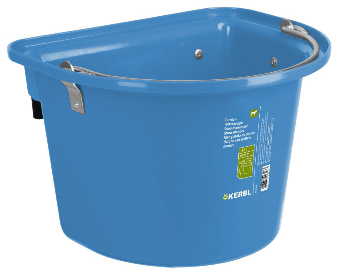 Afbeeldingen van Voeremmer met ophanghaken en hengsel, royal blauw 12L.