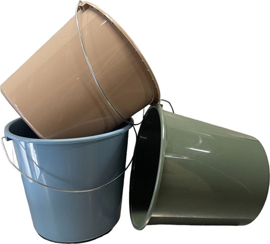 Afbeeldingen van Huishoudemmer kunststof 10 Liter, eco kleuren