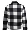Afbeeldingen van Houthakkers Fleecevest London Zwart/wit blok, teddygevoerd