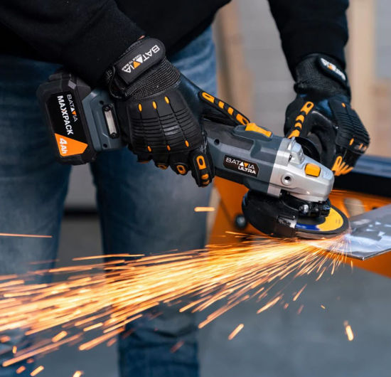 Afbeeldingen van Maxxpack 18V accu haakseslijper 125mm Brushles(body) Batavia