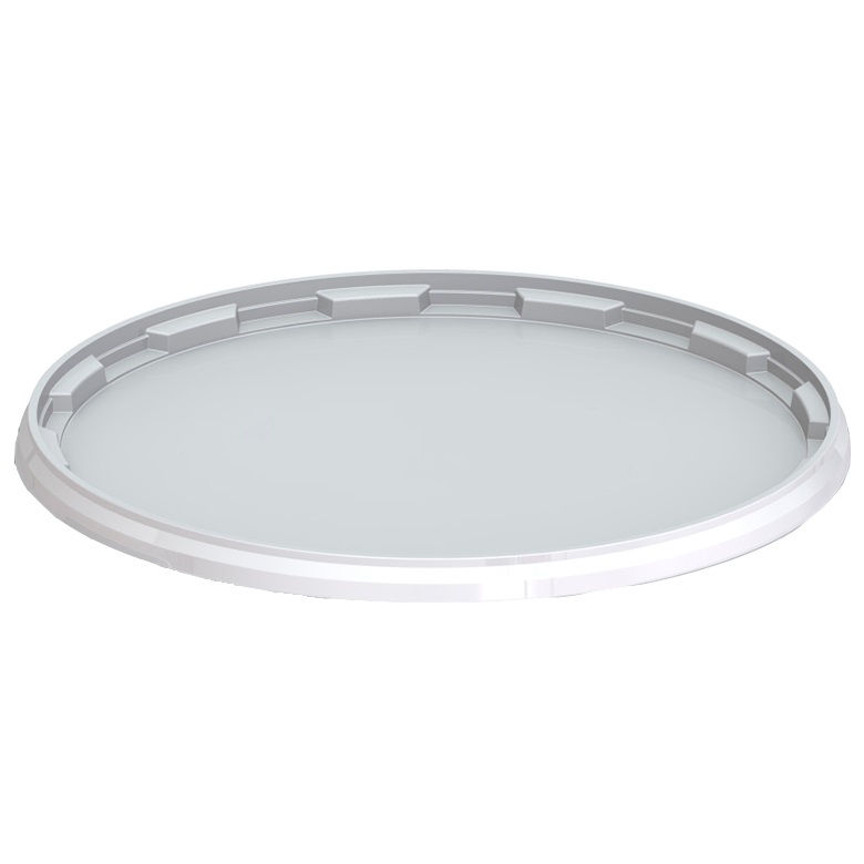 Afbeeldingen van Deksel voor emmertje kunststof -MM- wit 10L.