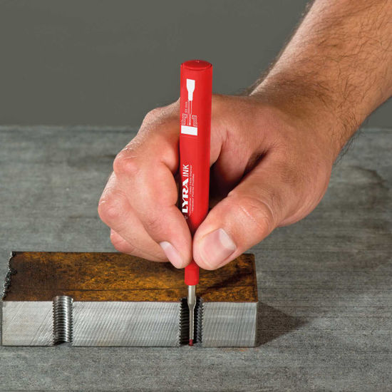 Afbeeldingen van LYRA diepmarker, merkstift, rood