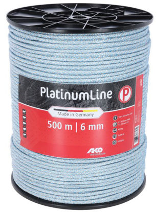 Afbeeldingen van AKO PlatinumLine Afrasteringskoord 6mm - 500m wit/blauw