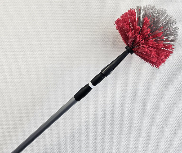 Afbeeldingen van Ragebol / Spinnenkop op telescoopsteel 90-175cm