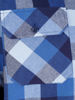 Afbeeldingen van Blouse flanel Storvik Dawson dessin Donkerblauw (blok)
