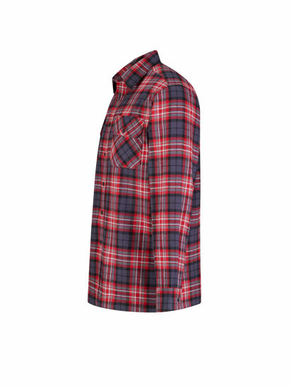 Afbeeldingen van Blouse flanel Storvik Dawson dessin rood (ruit)