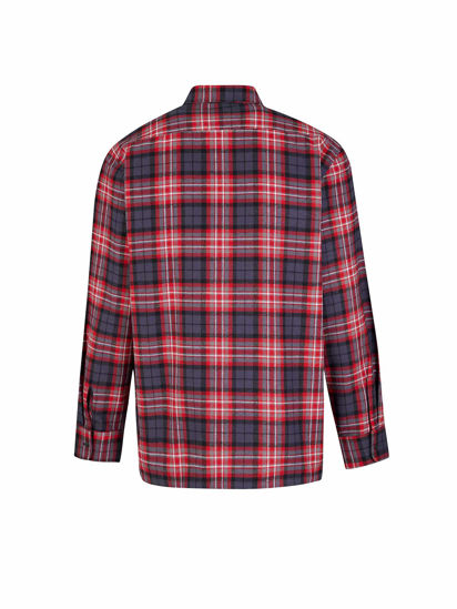 Afbeeldingen van Blouse flanel Storvik Dawson dessin rood (ruit)