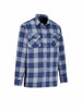 Afbeeldingen van Blouse flanel Storvik Dawson dessin blauw (ruit)
