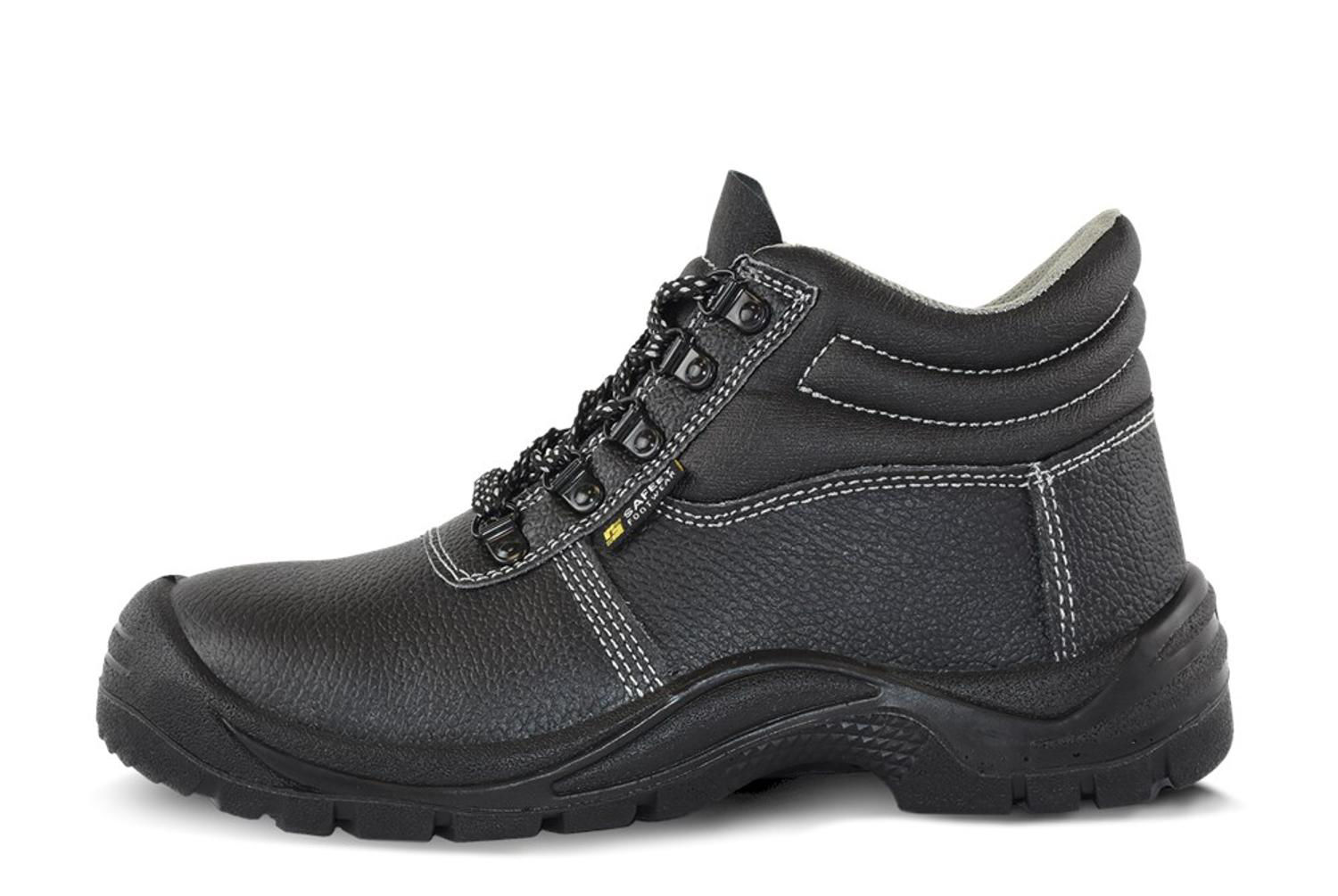 Afbeeldingen van Werkschoen Safeet PISA S3, hoog zwart+ kruipneus -46