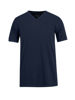 Afbeeldingen van T-shirt marine V-hals 2-pack