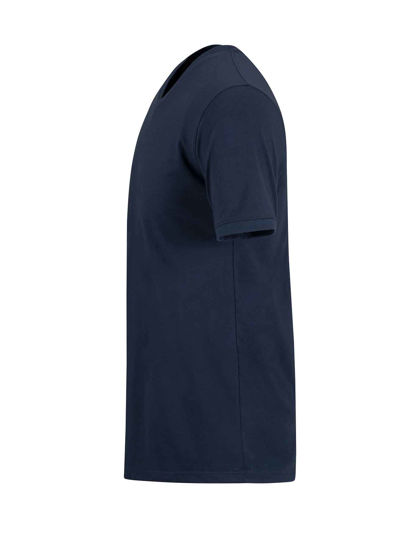 Afbeeldingen van T-shirt marine V-hals 2-pack