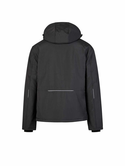 Afbeeldingen van Softshell werkjas Winter Bengt, zwart -XXXL