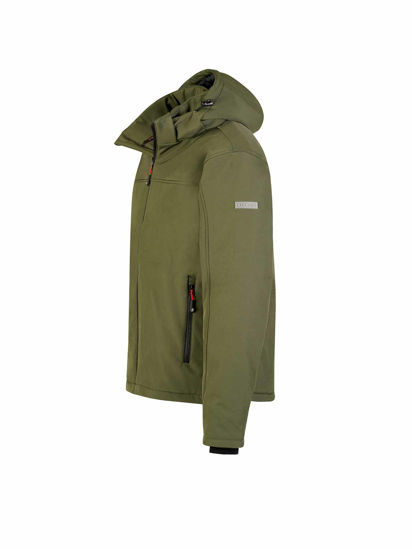 Afbeeldingen van Softshell werkjas Winter Bengt, olijfgroen -S