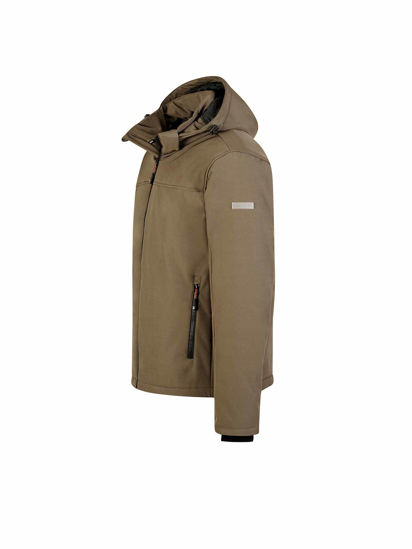 Afbeeldingen van Softshell werkjas Winter Bengt, Bruin - XXXL