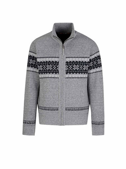 Afbeeldingen van Bjornson Wintervest, Hoyt, Scadinavian gebreid, Grijs