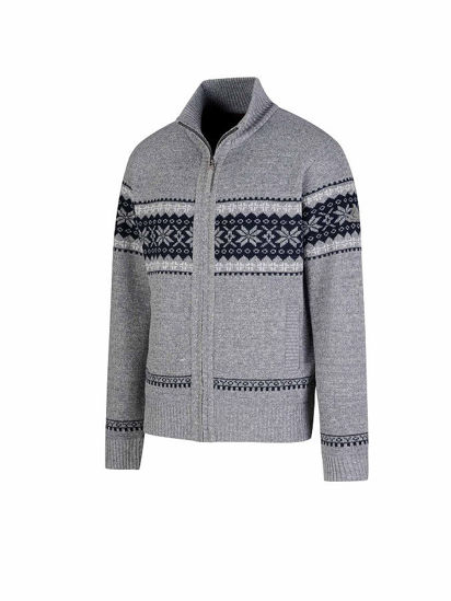 Afbeeldingen van Bjornson Wintervest, Hoyt, Scadinavian gebreid, Grijs