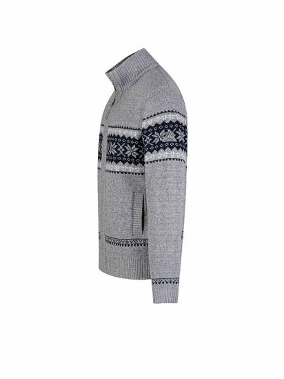 Afbeeldingen van Bjornson Wintervest, Hoyt, Scadinavian gebreid, Grijs