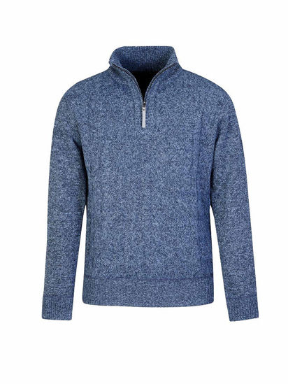 Afbeeldingen van Storvik Lunt Gebreide Pullover - Gevoerd - marine