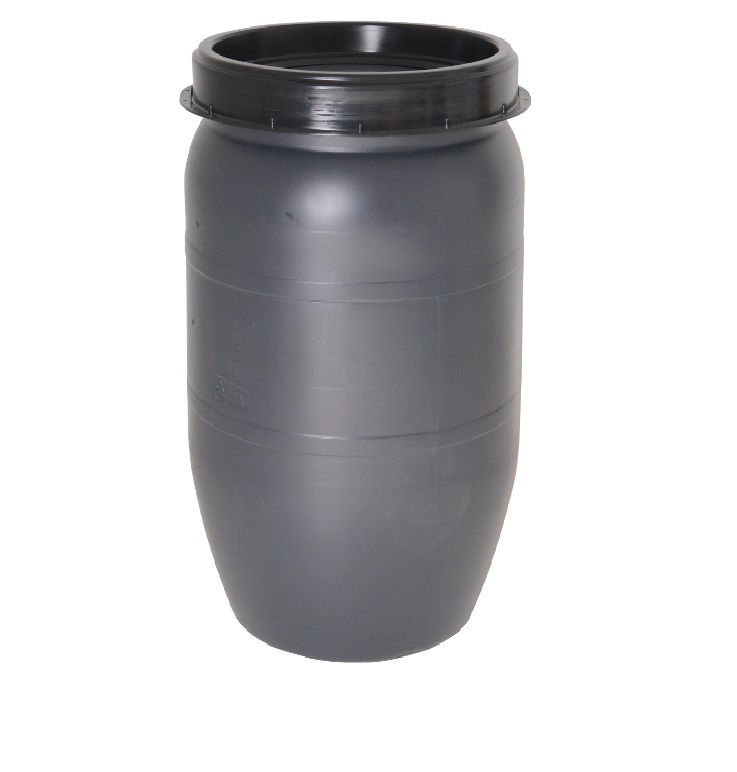 Afbeeldingen van Voerton -MM- met 2-delig schroefdeksel 210 liter