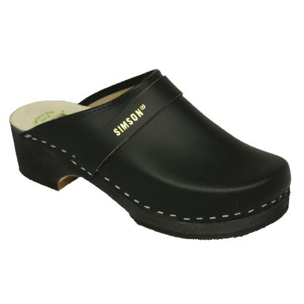 Afbeeldingen van Simson open zwart hout- 46