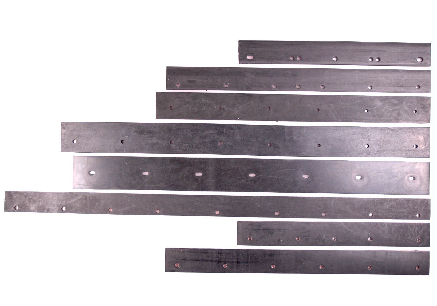 Afbeeldingen van RUBBER met canvas voor gebogen mestschuif Zwaar, 60cm