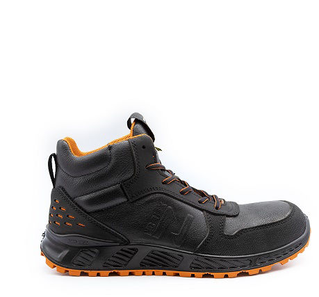 Afbeeldingen van Werkschoen NoRisk Confidence ESD  S3 hoog zwart maat 39
