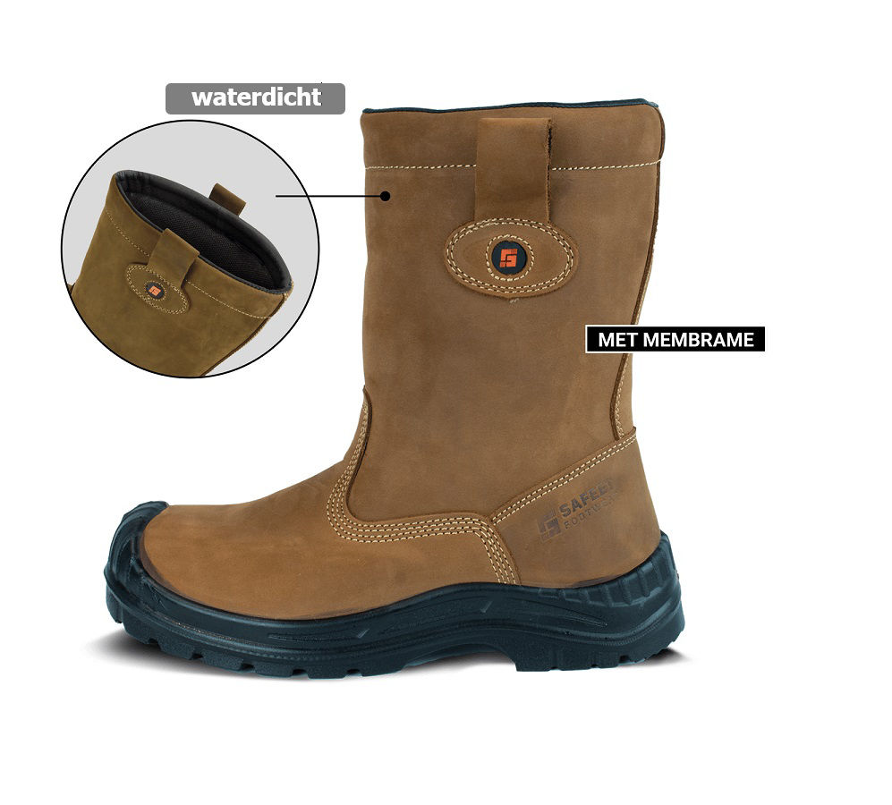 Afbeeldingen van Werklaars Safeet SIENA S3+membraan (waterdicht), bruin -46