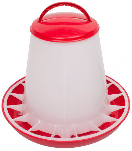 Afbeeldingen van Ophangvoersilo kunststof met deksel 3kg