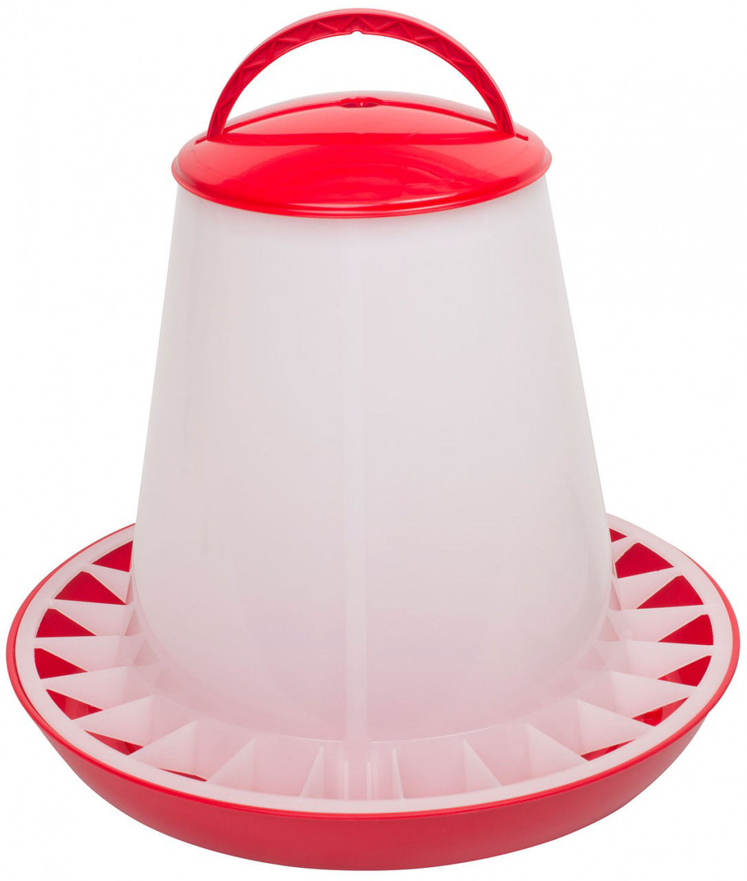 Afbeeldingen van Ophangvoersilo kunstst.met deksel 10kg