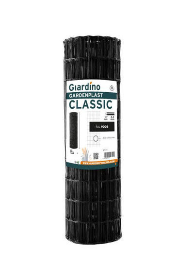 Afbeeldingen van Gaas, Gardenplast Classic 1.02m x 25m RAL 9005 zwart