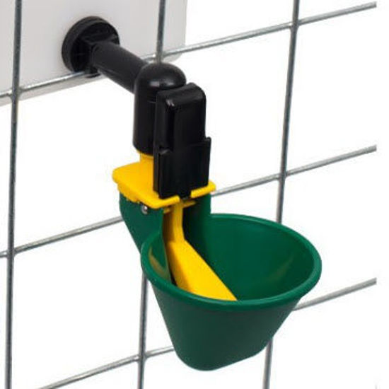 Afbeeldingen van Kuiken drinkfles met drinkcup 1 l naturel incl. beugel