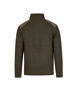 Afbeeldingen van Pullover, Liam, gebreid, winter gevoerd, olijfgroen. mt S