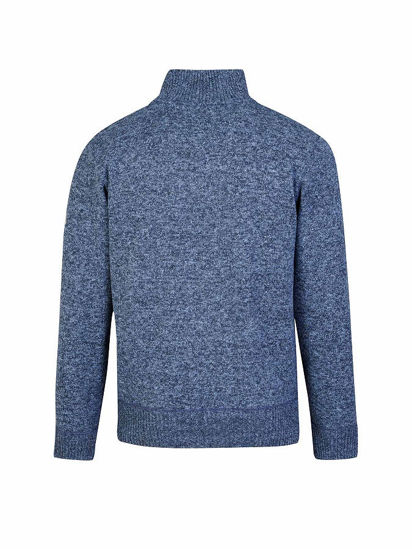 Afbeeldingen van Pullover, Lunt, gebreid, winter gevoerd, marine. mt XXXL