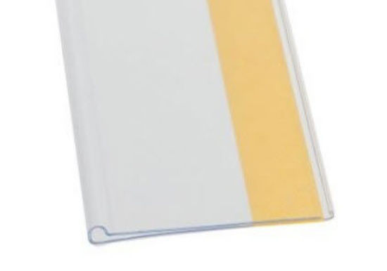 Afbeeldingen van Prijsstrip 988 x 38mm plakmodel Transparant