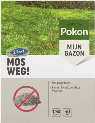 Afbeeldingen van Pokon Mos Weg 1,75kg voor 50m2