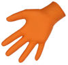 Afbeeldingen van Nitril handschoenen X-Grip oranje 50 st. 240 mm