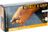 Afbeeldingen van Nitril handschoenen X-Grip oranje 50 st. 240 mm