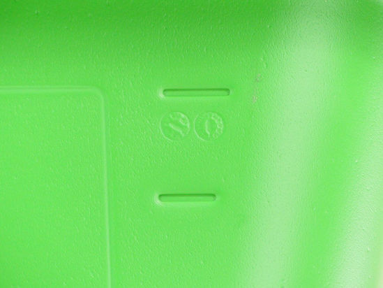 Afbeeldingen van Kruiwagen Fort F&S 165L Groen HDPE bak, +NooitMeerLek