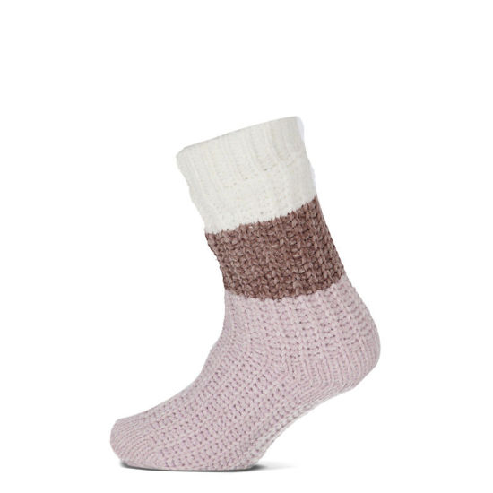 Afbeeldingen van Homesocks Basset Chenille, Colourblock assortiment 30 paar