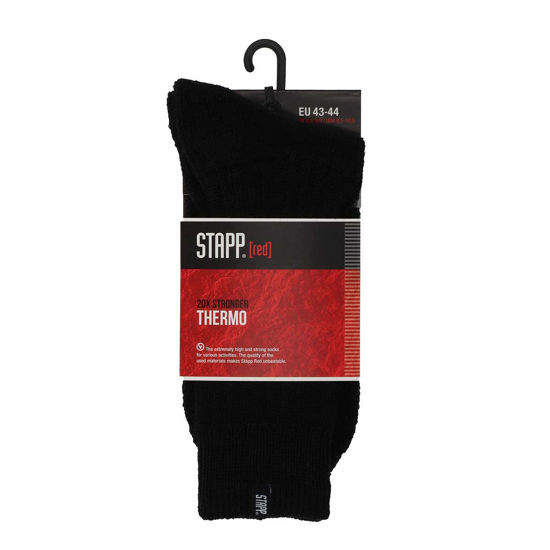 Afbeeldingen van Thermosok Stapp Red, Zwart 11.5(43/44)