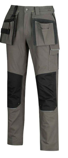 Afbeeldingen van Storvik TIM Stretch-werkbroek +kniezakken, Olive