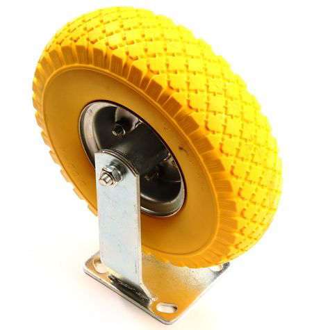 Afbeeldingen van Bokwiel 300x4 Anti-lek PU wiel