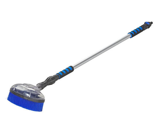 Afbeeldingen van Telescopische Wasborstelset met roterende borstelkop