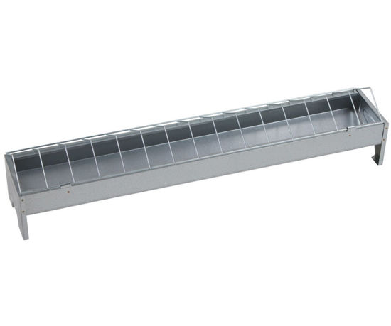 Afbeeldingen van Kippenbak verzinkt L75 x B13 x H15cm