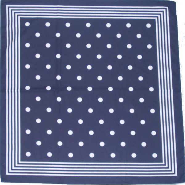 Afbeeldingen van Boerenzakdoek blauw 63x63cm