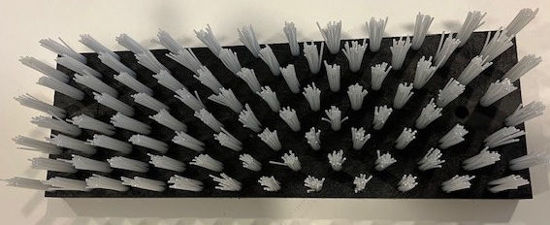 Afbeeldingen van Kalverborstel nylon WIT 6cm (45x15cm)