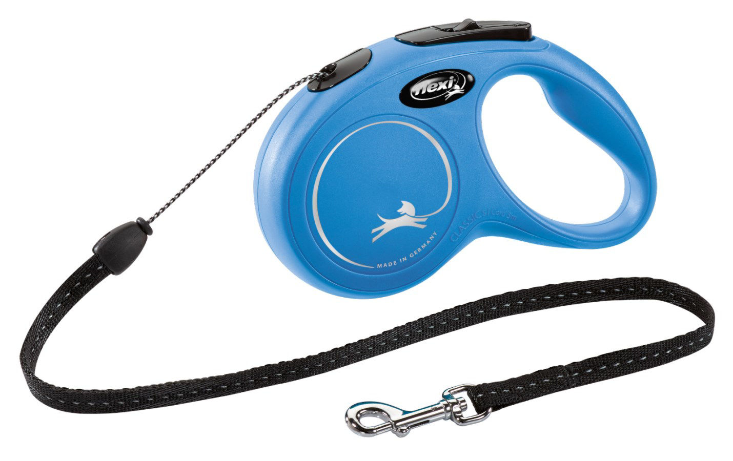 Afbeeldingen van FLEXI Rollijn NEW Classic koord blauw S/5 meter tot 12kg